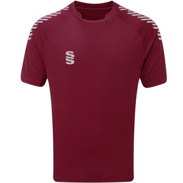 Stuart Surridge Dual Games Shirt Maroon - Junior Thumbnail
