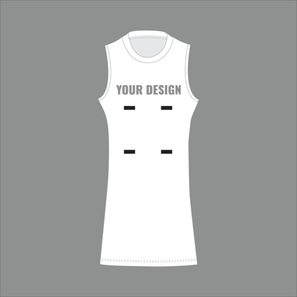 CLUB SHOP STANDARD ROUND NECK NETBALL DRESS - Adult Thumbnail